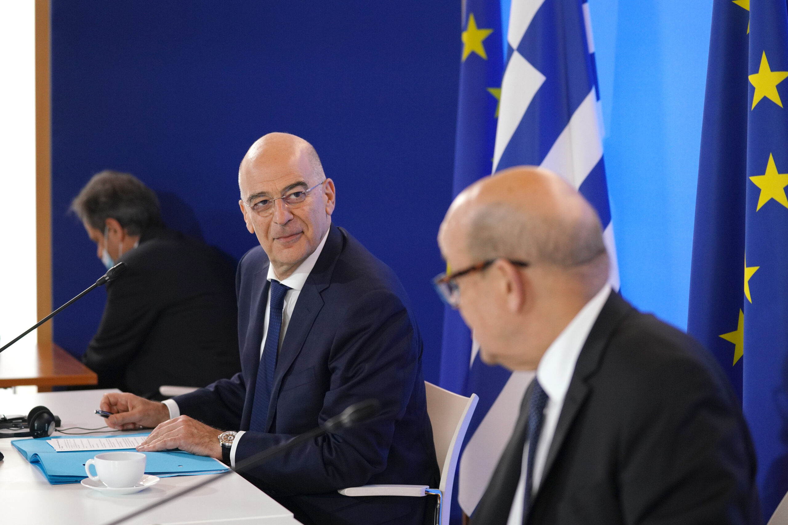 Επίσκεψη του Υπουργού Εξωτερικών, Νίκου Δένδια, στη Γαλλία και συμμετοχή του στο Συμβούλιο Εξωτερικών Υποθέσεων (ΣΕΥ) της ΕΕ (Παρίσι, 15.06.2020)