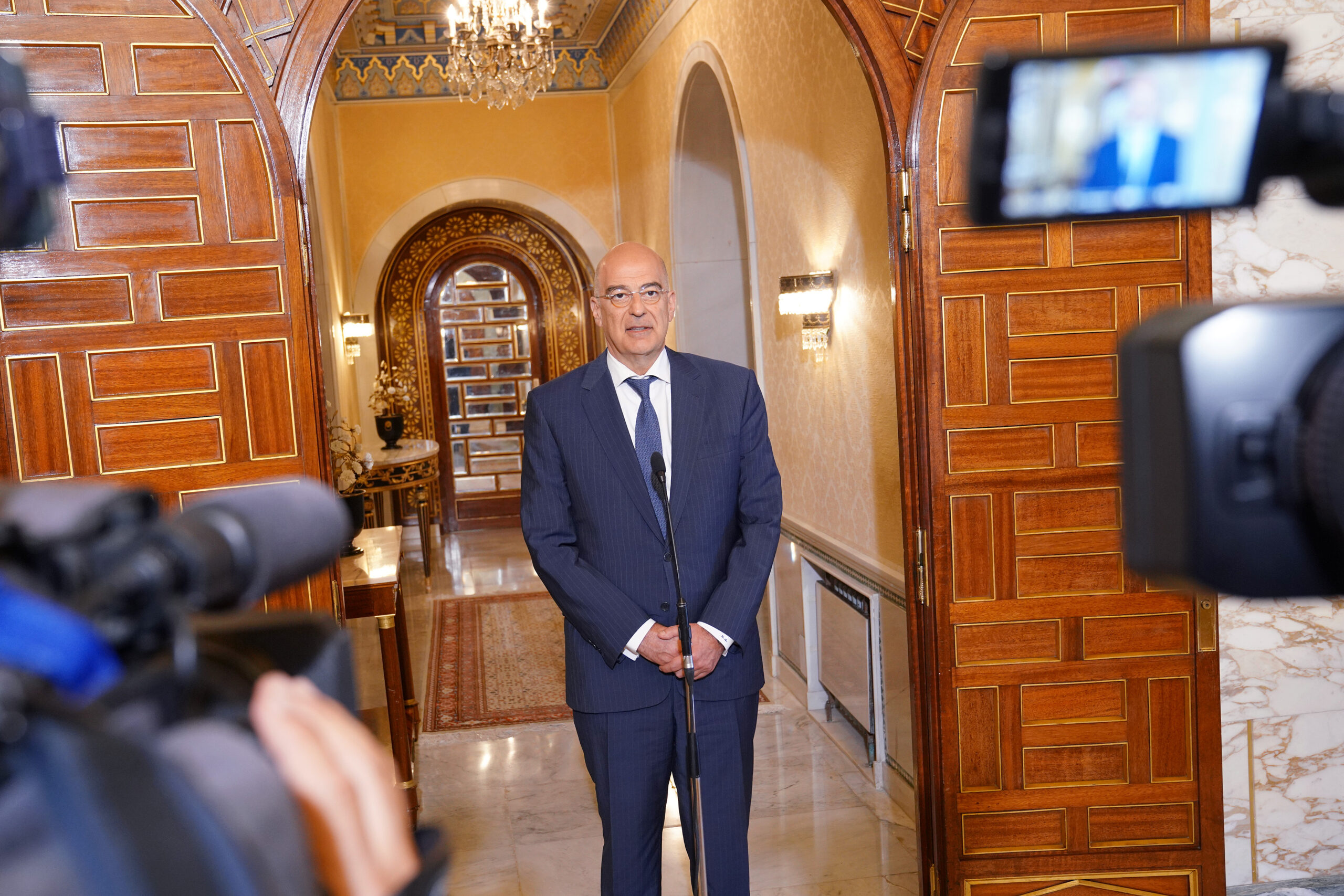 Επίσκεψη Υπουργού Εξωτερικών, Νίκου Δένδια, στην Τυνησία (Τύνιδα, 29.06.2020)