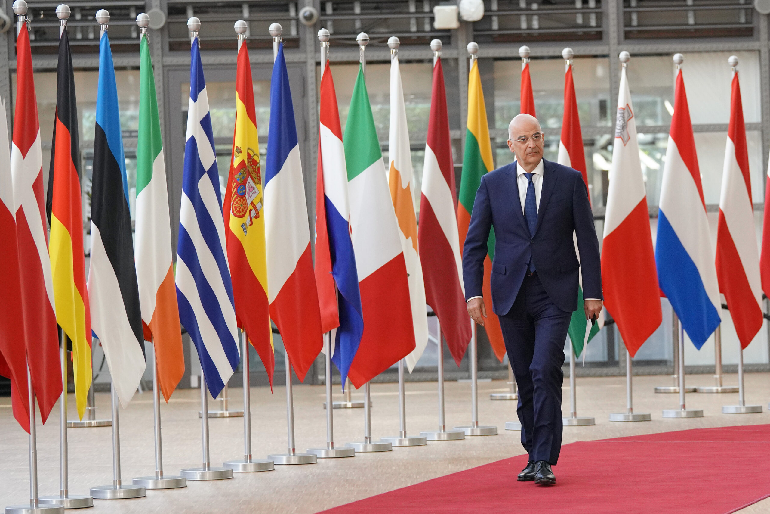 Δηλώσεις μετά τη συμμετοχή του Υπουργού Εξωτερικών, Νίκου Δένδια, στο Συμβούλιο Εξωτερικών Υποθέσεων της ΕΕ (Βρυξέλλες, 13.07.2020)
