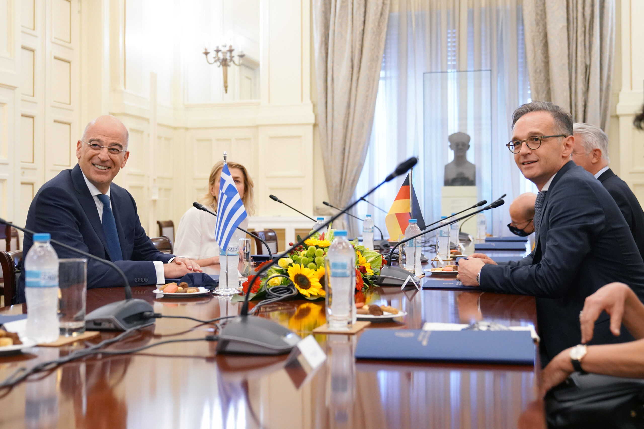 Συνάντηση Υπουργού Εξωτερικών, Νίκου Δένδια, με τον Υπουργό Εξωτερικών της Γερμανίας, Heiko Maas (Αθήνα, 21.07.2020)