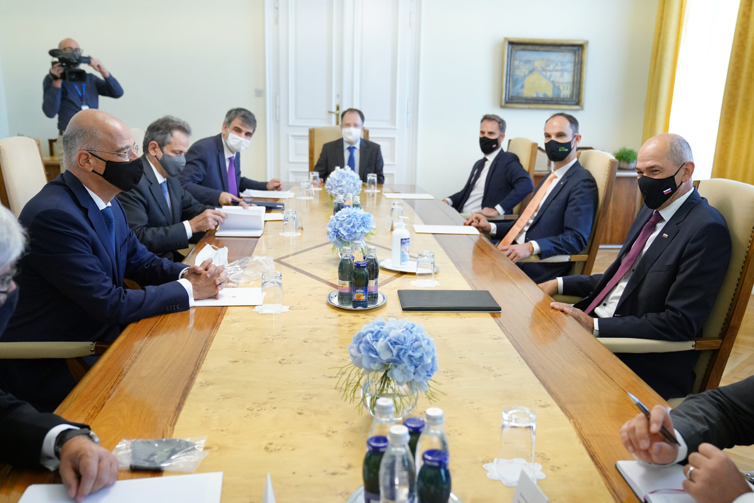 Επίσκεψη Υπουργού Εξωτερικών, Νίκου Δένδια, στη Σλοβενία,  (Λιουμπλιάνα, 18.09.2020)