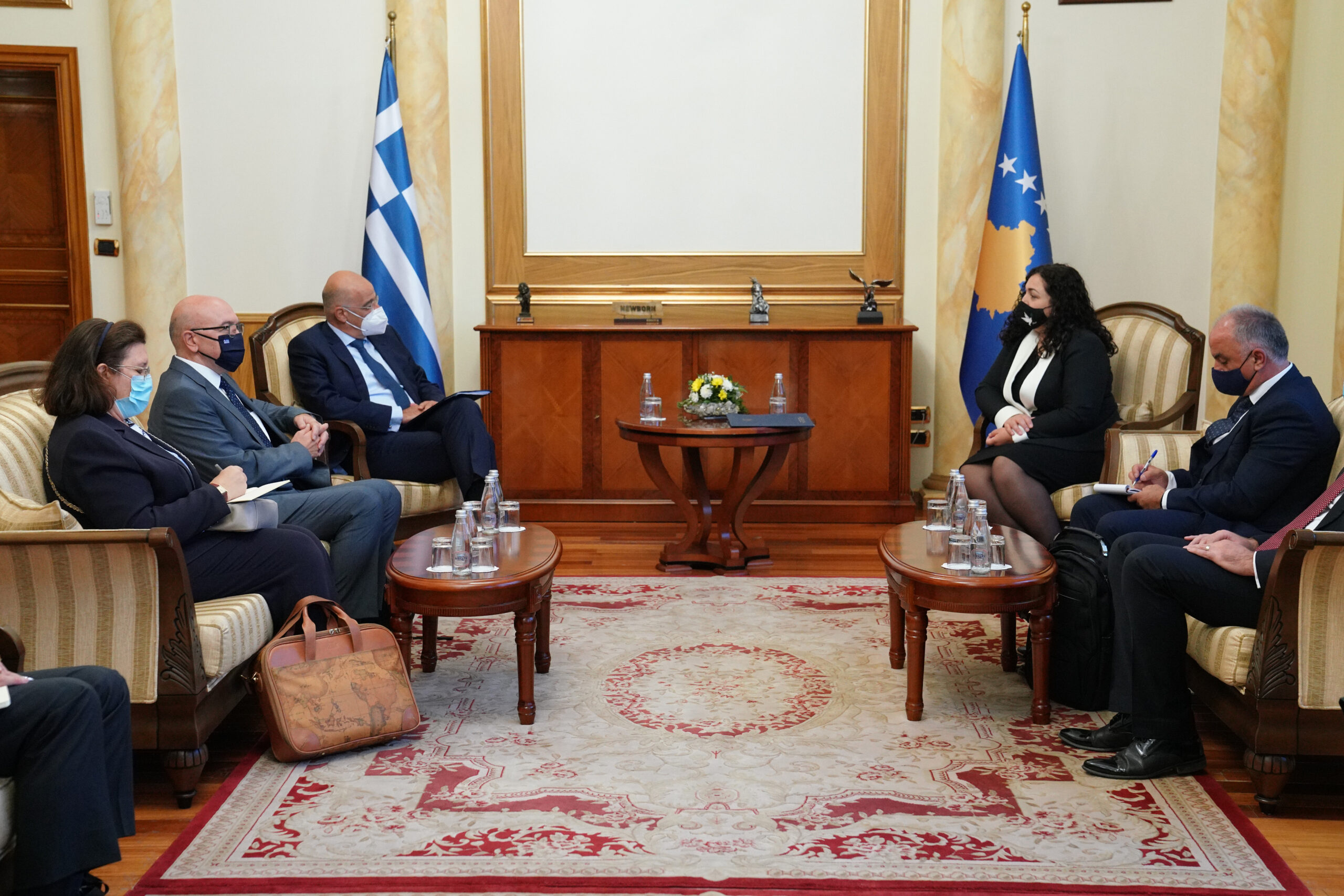 Επίσκεψη Υπουργού Εξωτερικών, Νίκου Δένδια, στην Πρίστινα,   (9.10.2020)