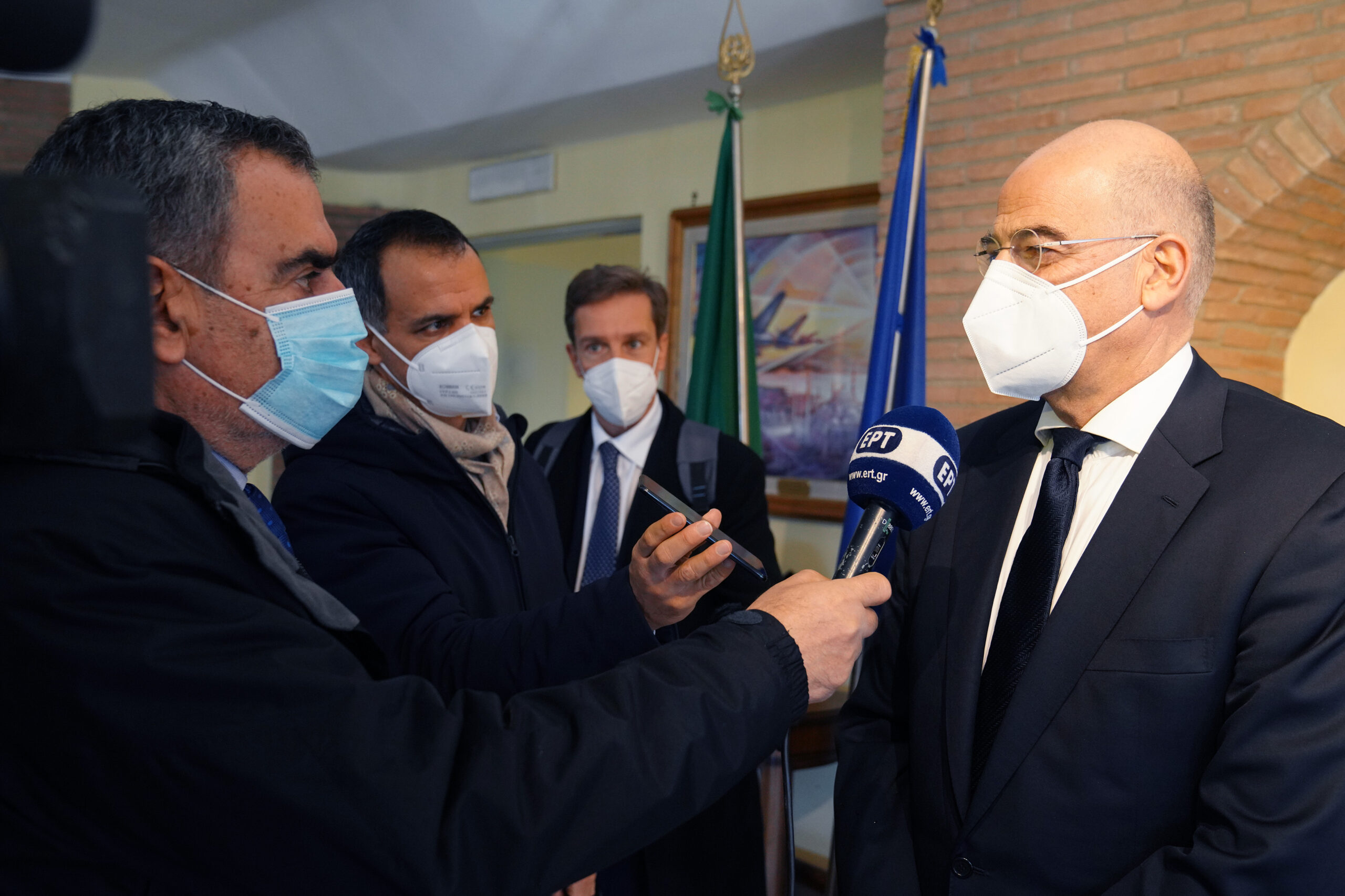Επίσκεψη Υπουργού Εξωτερικών, Νίκου Δένδια, στην Ιταλία και στην Πορτογαλία, (13.01.2021)